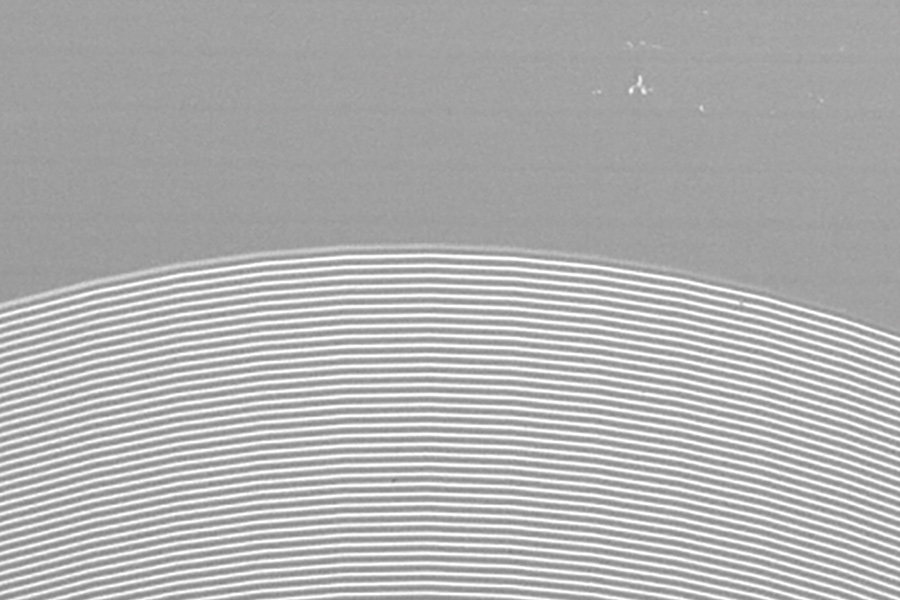 Optical Sheet Die Sample (processing of minute V groove sin curve)