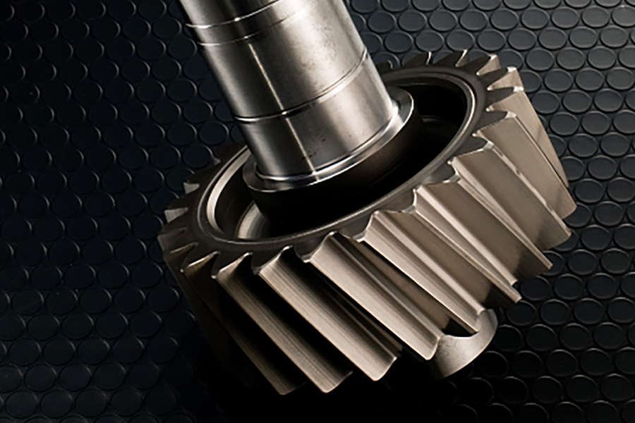 Example of Large-Diameter Helical Gear Machining Workpiece