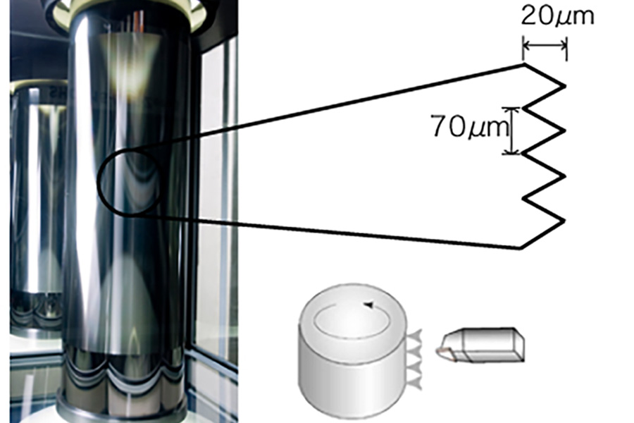 Micro Forming Process to Roll Mold