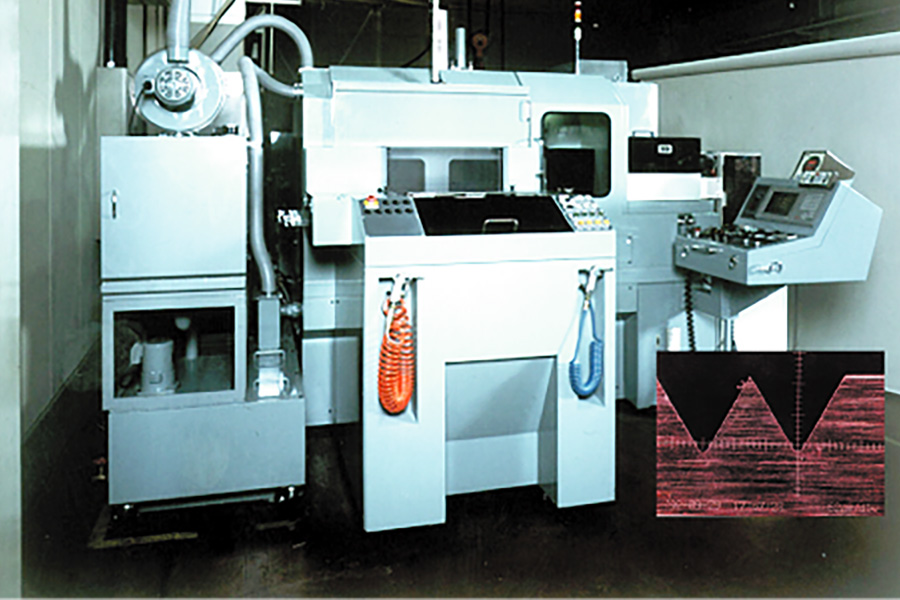 Forming grinder with wire electric discharge forming dresser