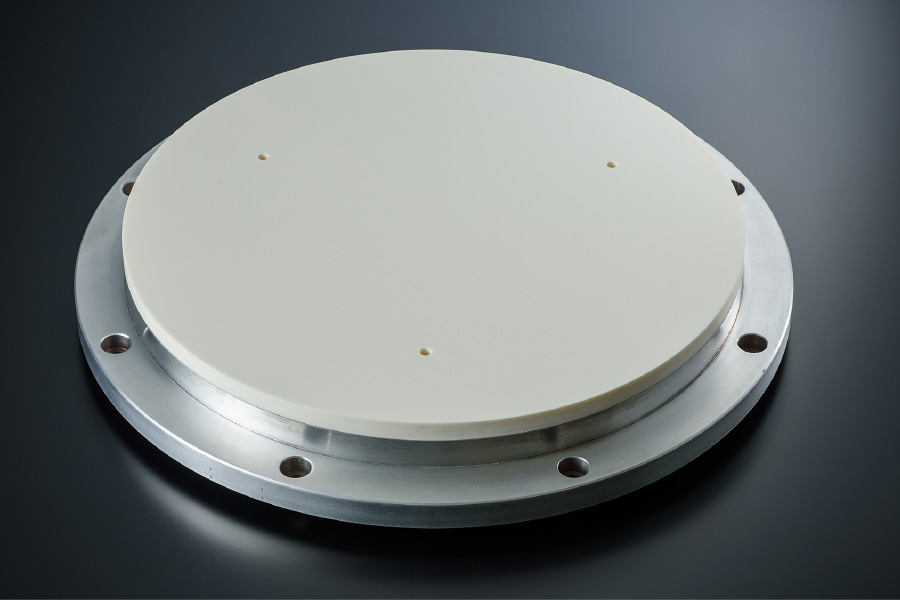 Ultra Precision Rotary Surface Grinding of Electrostatic Chuck