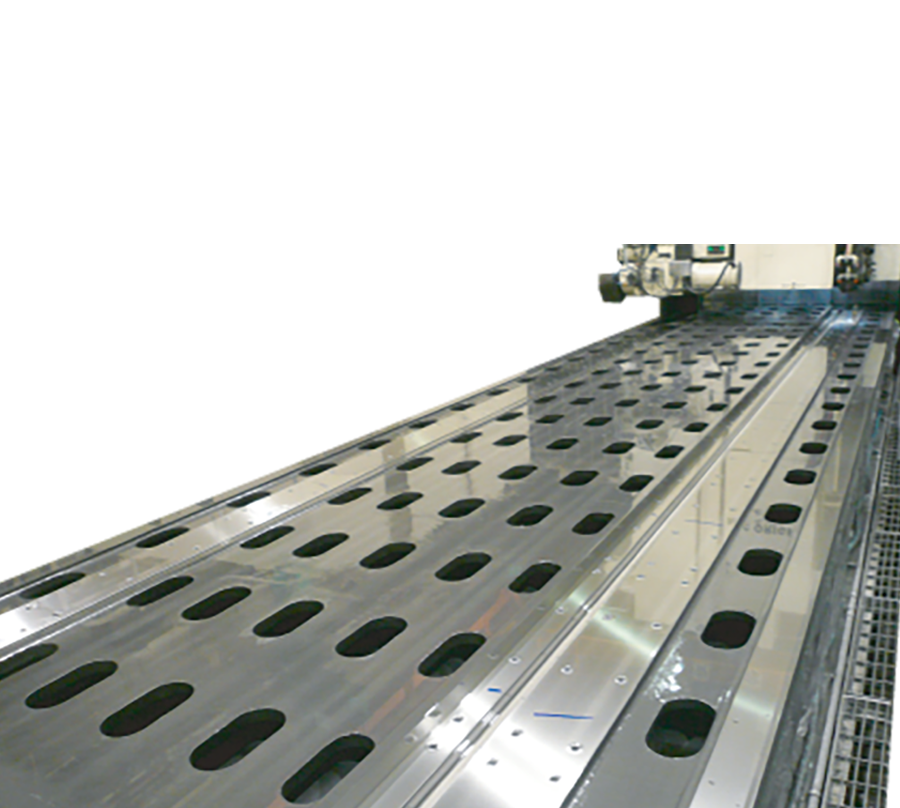 Flatness Grinding of Large Workpiece